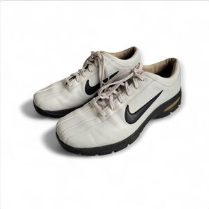 Nike Sport Performance Golf Shoes White With Black Size 8.5